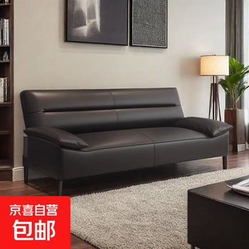 Small apartment sofa living room rental apartment office folding cat scratch leather dual-purpose single, double and three person sofa bed 019 cat claw leather black total length 180cm sponge thickened with two pillows