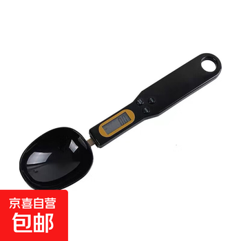 Household kitchen scale accurate electronic food spoon weighing electronic scale mini electronic measuring spoon scale weighing spoon scale small spoon black/500g/0.1g rechargeable model