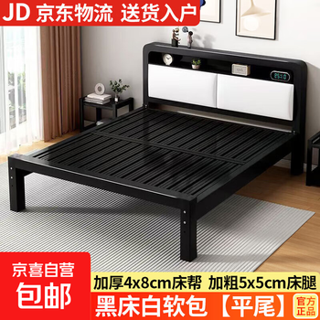 Iron bed double bed 1.5m
