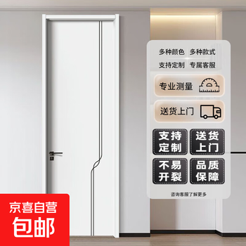 Tata wooden door is the same style as simple high-end bedroom door wooden door room door interior door set door painted door silent door door set solid wood door sliding door entry door interior door kitchen door consult customer service to confirm the order wooden door style 2