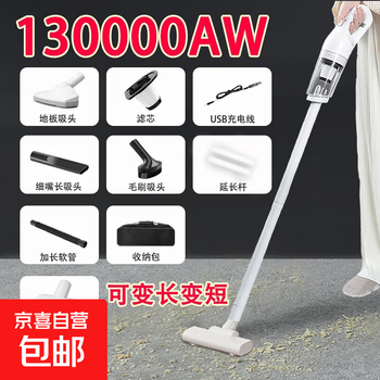 Handheld wireless vacuum cleaner for home and car dual-use portable large suction car artifact pet hair suction multi-function zx 113 upgraded and extended model_2 filter elements_1 storage bag