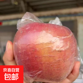 Red fuji shanxi red fuji linyi apple ugly apple candy gum bag red fuji crisp, sweet and juicy box 9 catties net weight 8.5 (80mm+)