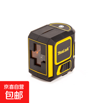 Home portable laser level 2-line mini green light bare metal + battery + paper box
