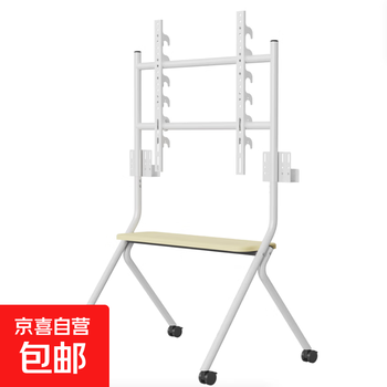 Tv stand floor-standing mobile tv hanger light luxury art stand fashionable tv stand cart with white 32-80 inch tv suitable for art cart white