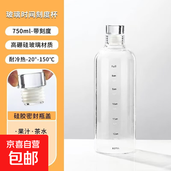 High borosilicate glass sealed bottle for soaking wine bottle, special empty bottle, food grade sub-bottling wine container, soaking wine bottle, graduated/thickened, one bottle contains 500 ml