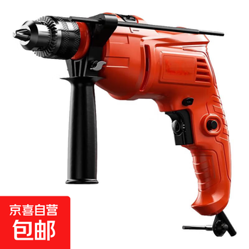 Impact drill, industrial-grade electric hand drill, dual-purpose electric drill, multi-function household electric drill, electric screwdriver, 780w non-coated impact drill (orange and red two types randomly shipped), no accessories, loss clearance deal, only bare metal (no accessories)