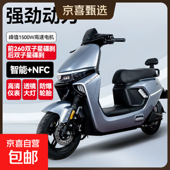 Dalong yinghao's new x9 electric motorcycle, long endurance, high speed, smart two-wheeled electric scooter, takeaway lithium battery, steel gray, double disc brakes + mobile phone bluetooth + nfc + backrest model 72v38ah