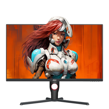 80% new aoc 23.8-inch 180hz fastips wide color gamut 1ms hdr10 low blue light no flicker small steel gun ps5 gaming e-sports computer monitor 24g10e