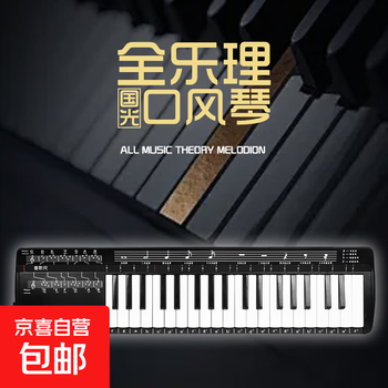 Guoguang mouth organ 37-key children's beginner student used for junior high school students classroom teaching special adult playing instrument black 37-key full music theory mouth organ