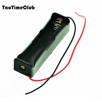 Taotimeclub battery protector battery box battery stand charging stand no. 5 no. 7 no. 1 section 2 sections 3 sections 4 sections multiple specifications available 1 section 18650 with cable (1 piece)