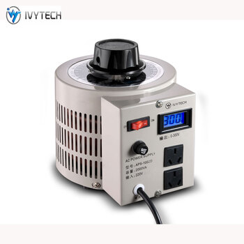 Ivytech digital display voltage regulator ac power supply aps1001d/1002d/1003d/iv100 aps-1001d single display 1kva