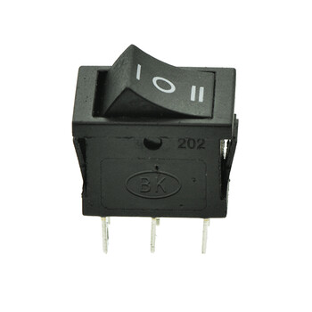 Taotimeclub boat-shaped switch power rocker six-pin three-speed 6-pin three-speed 21*15mm boat-shaped button double pole double throw