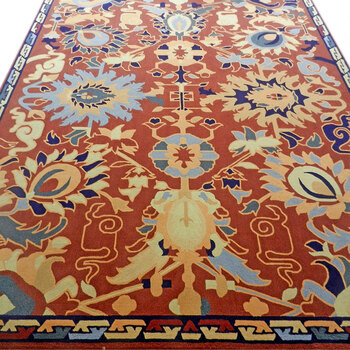 Haima carpet european elegant new zealand wool handmade carpet living room customized carpet hm-1064 customized pre-sale 2.4m*3.4m