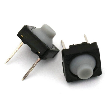 Taotimeclub conductive adhesive key button switch silent silicone light touch micro switch 8*8 2p two feet (10 pcs)