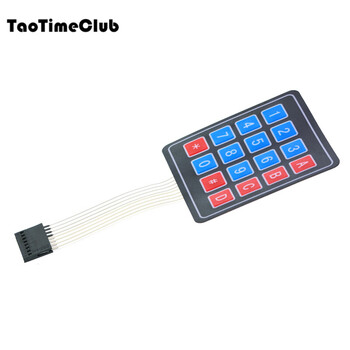 4x4 key module touch switch 4*4 membrane matrix keyboard mcu external expansion external control keyboard
