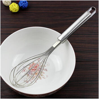 Shengde non-magnetic stainless steel square handle egg beater medium egg beater manual egg mixer egg stick egg stick