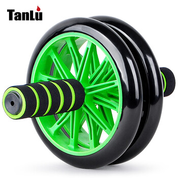 Explore the abdominal wheel, abdominal muscle wheel, push-up stand, slim waist abdominal wheel, giant wheel, silent home sports and fitness set equipment, sporting goods, giant wheel with sponge cover (21cm in diameter)