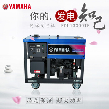 Yamaha (yamaha) yamaha yamaha edl13000te diesel generator 10kw household 380v three-phase electric start