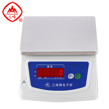 Sanfeng electronic scale waterproof scale weighing scale electronic weighing scale commercial electronic scale platform scale aquatic scale waterproof weighing range 30kg 1g