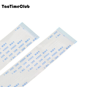 Taotimeclub ffc/fpc flat flexible cable connecting cable 10-50p pitch 0.5mm long 20cm 40p in the same direction (10 pieces)