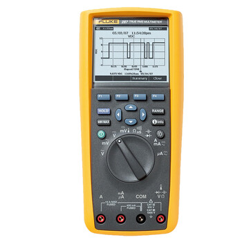 Fluke true rms electronic recording multimeter f287c