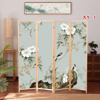 Xuyue new chinese style solid wood screen partition entrance folding screen seat screen living room home study living room hotel modern simplicity xy-1 1.8 meters high x 0.5 meters wide one fan