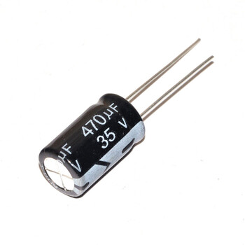 Taotimeclub electrolytic capacitor 35v/470uf volume 10*17 aluminum electrolytic capacitor 10 pieces