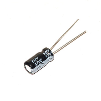 Taotimeclub electrolytic capacitor 50v/47uf volume 6*11 aluminum electrolytic capacitor (10 pcs)