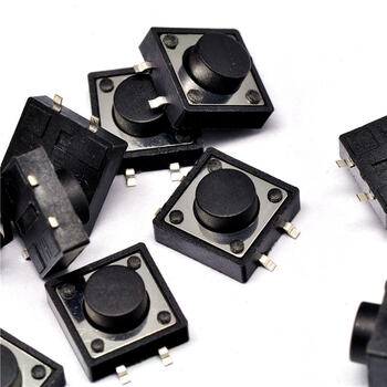 Taotimeclub 12*12*6mm tactile switch patch 4 pins shrapnel key switch 20 pieces
