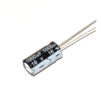 Taotimeclub electrolytic capacitor 16v/1000uf volume 8*16 aluminum electrolytic capacitor 10 pieces