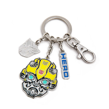 Transformers 5 keychain yellow