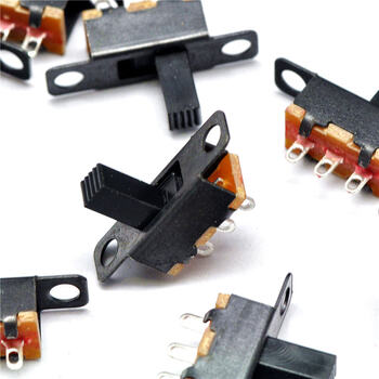 Taotimeclub ss12f15vg6 horizontal handle toggle switch 3 feet 2 levels handle height 6mm 10 pieces