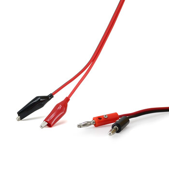 Unilide dc regulated power supply, test line, experimental test line, clip line, power output line, alligator clip, power output line