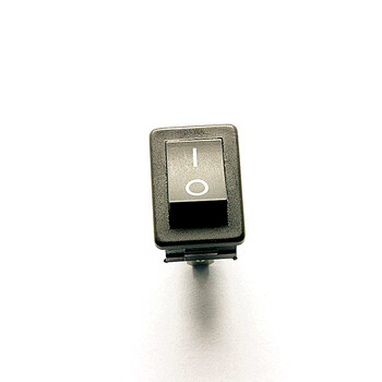 Taotimeclub boat-shaped switch power switch kcd1-102 black 3-pin 2-speed 6a/250v