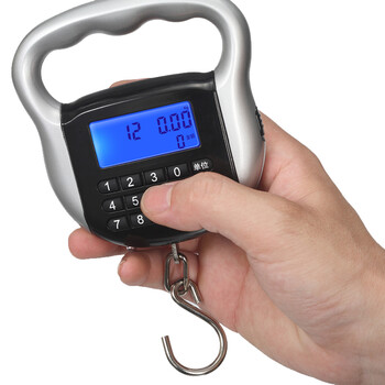 Cnw portable electronic scale, portable scale, spring scale, portable luggage scale, express scale, weighing electronic scale 30kg, 30kg rechargeable model (free charging cable for collection)