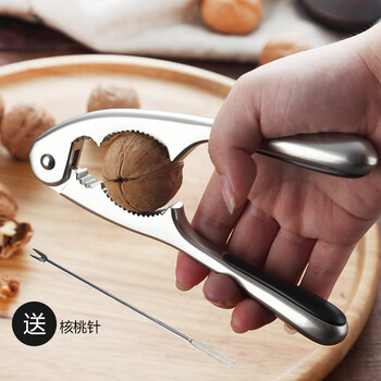 Walnut clamp zinc alloy peeler pecan clamp hazelnut pliers dried fruit processor model a single with 1 needle with 1 needle
