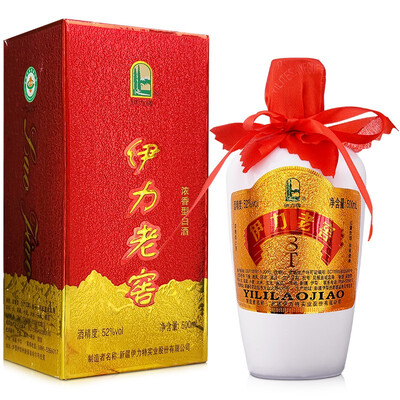 Yilite Yili Laojiao Luzhou-flavor liquor 52% 500ml single bottle