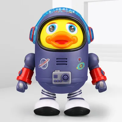 可愛くてかわいい 歌って踊れる スペースダック 子供のおもちゃ 電灯 音楽 スイング 男の子と女の子 のおもちゃ 北京フラッシュ配信 電気ダンススペースダック 5曲点滅 通常バージョン トライアルバッテリー スクリュードライバー