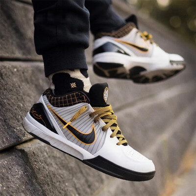 Nike Kobe 4 Protro ZK4 Kobe 4 Hornets Draft Day Basketball Shoes AV6339-100  AV6339-101(Playoffs) 43