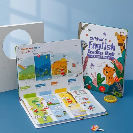 Cat Belle English picture book point reading infant and young children English learning machine point reading machine early education enlightenment sound educational toy boys and girls 3-6 years old birthday gift