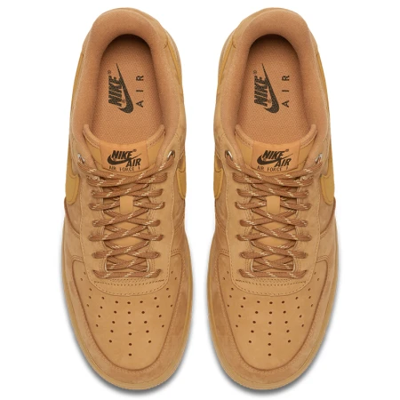 Nike NIKE Men's Air Force One Sneakers AF1 Sports Shoes CJ9179-200 Wheat Gold Size 42