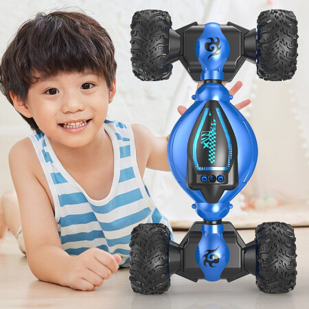 Norbaman large off-road vehicle, double-sided driving stunt car, 36CM four-wheel drive climbing remote control car, children's RC remote control car, boy electric racing car, children's toy car New Year's gift