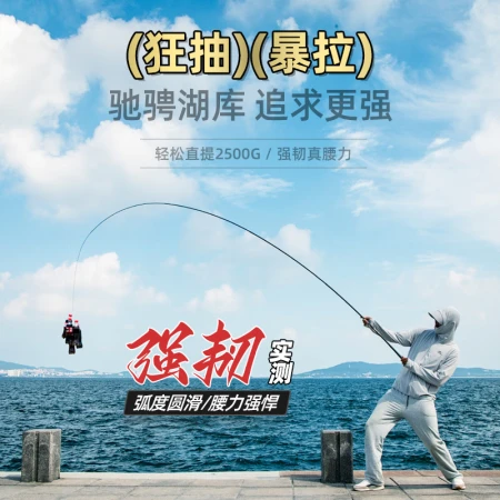 Shensha Lake Kuwang 3.6m fishing rod ultra-light ultra-hard carbon fishing rod hand rod table fishing rod carp rod crucian carp fishing gear