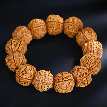 Yanyun Jewelry Full of Meat, Double Dragon Pattern, Six-Petal Vajra Bodhi Bracelet