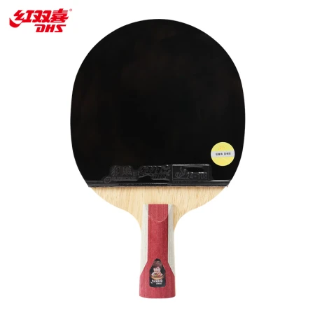 Double Happiness DHS Table Tennis Racquet Penhold double-sided anti-adhesive arc combined with fast attack 6-star H6006 with racket set, single pack