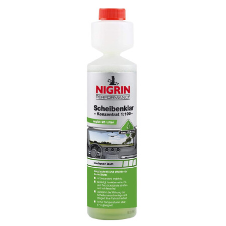 Germany imported NIGRIN car glass water concentrated wiper fine wiper water windshield cleaning liquid washing liquid decontamination agent 250ml 250ml*2