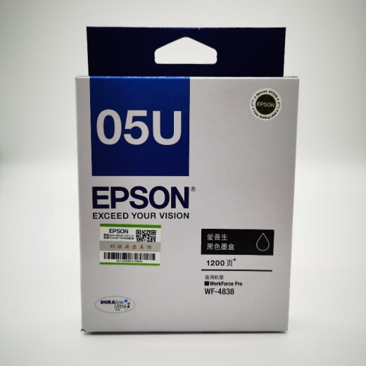 Epson Original Authentic T05N1 Negro T05U Color negro aplicable: WF-4838/WF-7318/WF-7848 T05U1 Negro (aplicable a 4838)