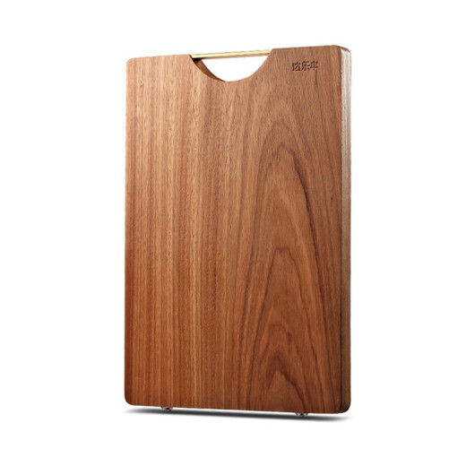 Dalefeng natural ebony solid wood antibacterial cutting board kitchen cutting board solid wood household chopping board 38*26*2.2cm (for 2-3 people)