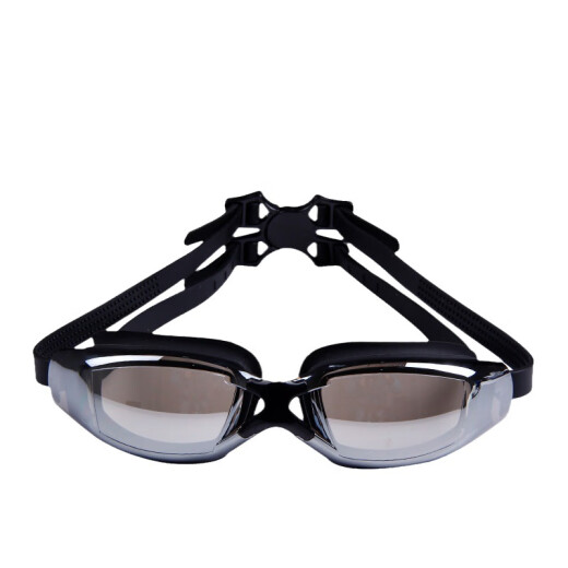 Youyou HD swimming goggles waterproof and anti-fog for men and women adult swimming goggles protective goggles equipment Minglan electroplating (+ waterproof earplugs)