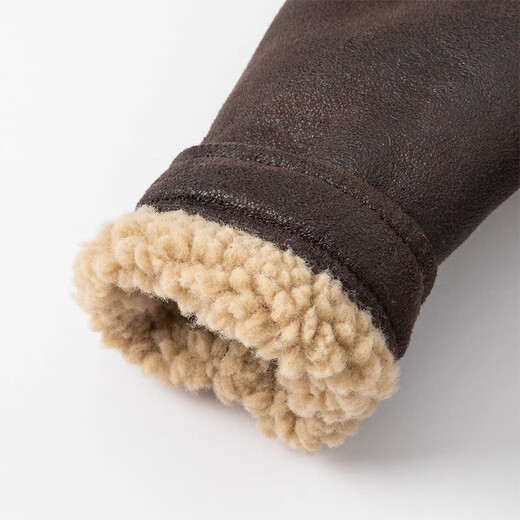 DAVE&BELLA velvet warm autumn and winter boys' jackets, children's outerwear, boys' outerwear, toddlers, brown - N 120 cm (recommended height 110-120cm)